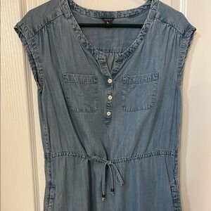 Eddie Bauer Blue Denim Dress